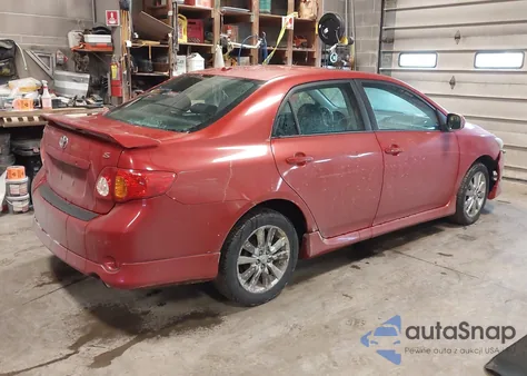 2009 Toyota Corolla S z USA, uszkodzony, nr VIN 1NXBU40E39Z124989